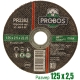 Круг отрезной абразивный 125x2.5x22.23 мм PROBOS PR2382