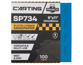 Бумага абразивная водостойкая Р2500, 230х280 мм, Carting SP734, 100 шт PROBOS 73402045-100
