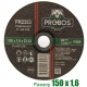 Круг отрезной абразивный 150x1.6x22.23 мм PROBOS PR2353
