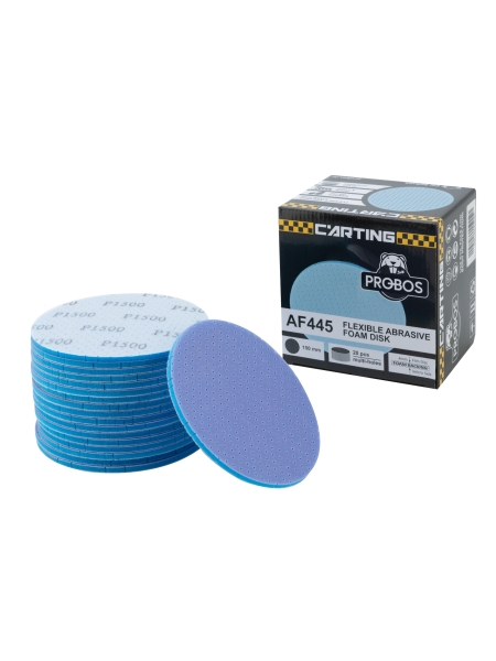 Круг абразивный гибкий на мягкой вспененной оcнове PROBOS AF445 Hookit 150 мм, P1500 44533543