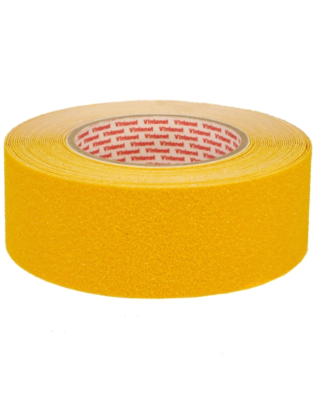 Противоскользящая лента Vintanet AS60, средней зернистости, жёлтая, 50 мм, 10 м AS605010Y