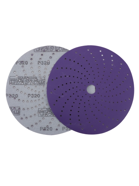 Круг шлифовальный c мультипылеотводом Purple P320, CERAMIC FILM Hookit CF775, 150 мм, 10 шт PROBOS 77547082