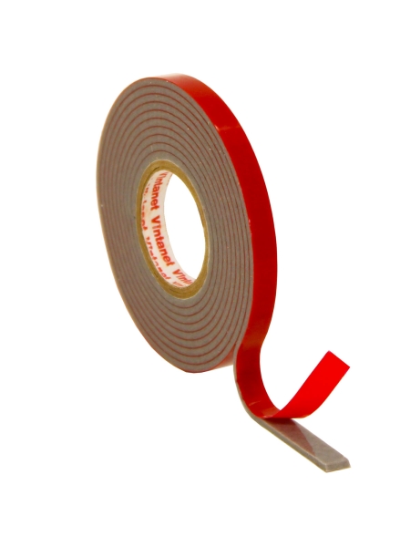 Монтажная клейкая двусторонняя лента Vintanet 3535, низкотемпературная, 6 мм х 1,5 м 6MMX1,5M