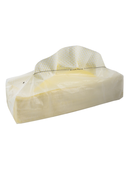 Нетканый протирочный материал PROBOS ALPHA 9122Y, желтый, сотовое тиснение, 32x42см, 25 листов в уп. 9122Y25