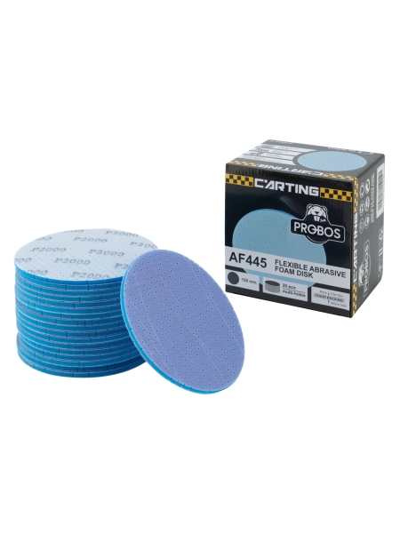 Круг абразивный гибкий на мягкой вспененной оcнове PROBOS AF445 Hookit 150 мм, P2000 44533544