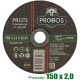Круг отрезной абразивный 150x2.0x22.23 мм PROBOS PR2373