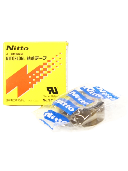 Изолента тефлоновая Nitto 903UL, термостойкая, тонкая, силиконовый адгезив, 19мм Х 10м