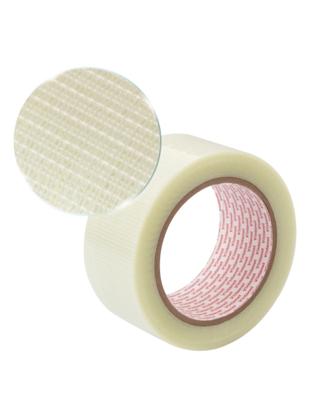 Клейкая лента усиленная стекловолокном Vintanet SV117, для особо тяжелых грузов, 48 мм, 25 м SV1174825