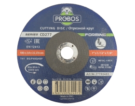 Круг отрезной FORMING CD277 metal&lnox T41, 180x2.0x22.23 PROBOS 27765462