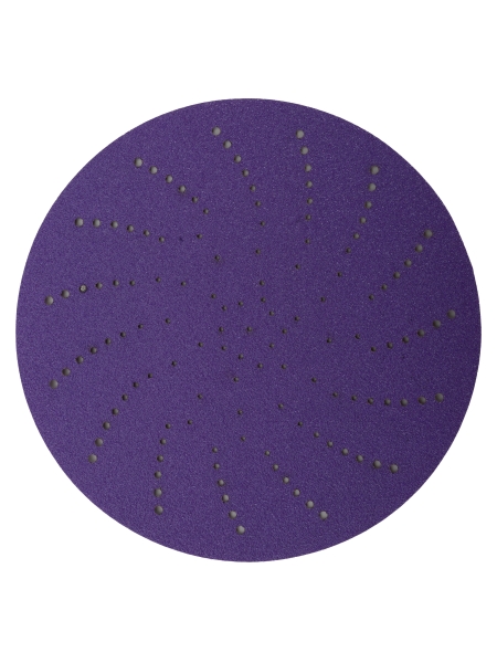 Круг шлифовальный c мультипылеотводом Purple P120, CERAMIC FILM Hookit CF775, 125 мм, 10 шт PROBOS 77586823