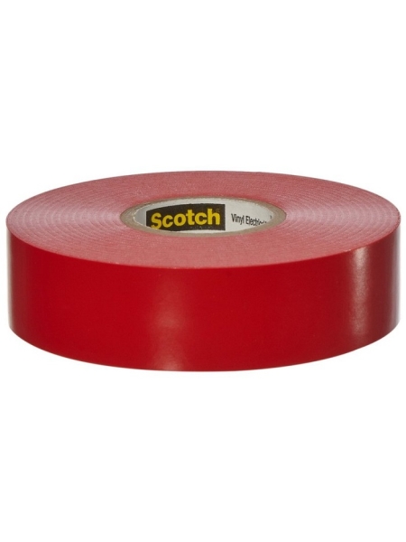 Изолента ПВХ Высшего Класса Scotch® 35, красная, 19 мм х 20 м