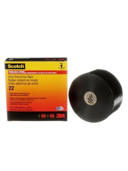 Изолента ПВХ высшего класса усиленная SCOTCH 22 51 мм х 33 м х 0,25 мм