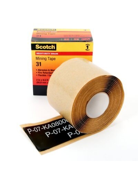 Лента резиново-мастичная самослипающаяся Scotch® 31, рулон 50,8 мм х 2,7 м