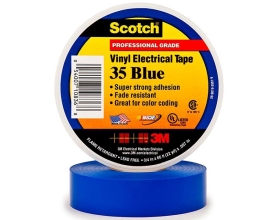 Изолента ПВХ высшего класса Scotch® 35, синяя, 19 мм х 20 м