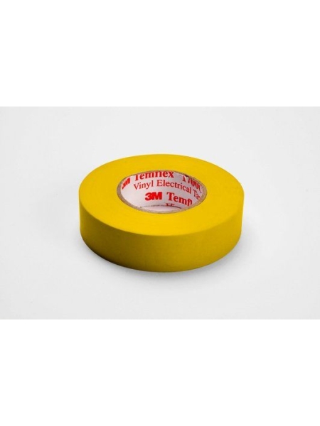 Изолента ПВХ универсальная желтая, рулон 15 мм x 10 м