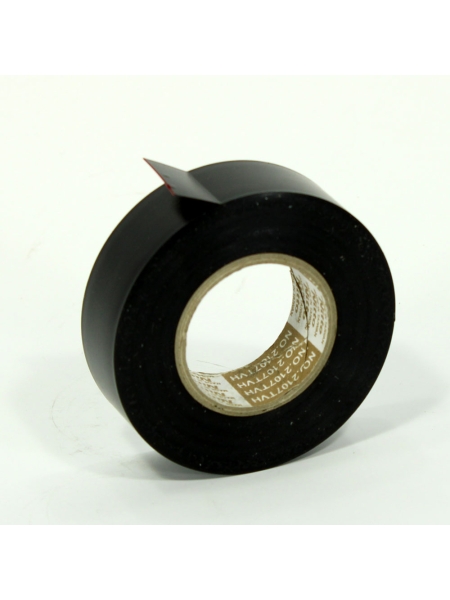 Изолента ПВХ универсальная черная Nitto 2107TVH, рулон 19 мм x 20 м