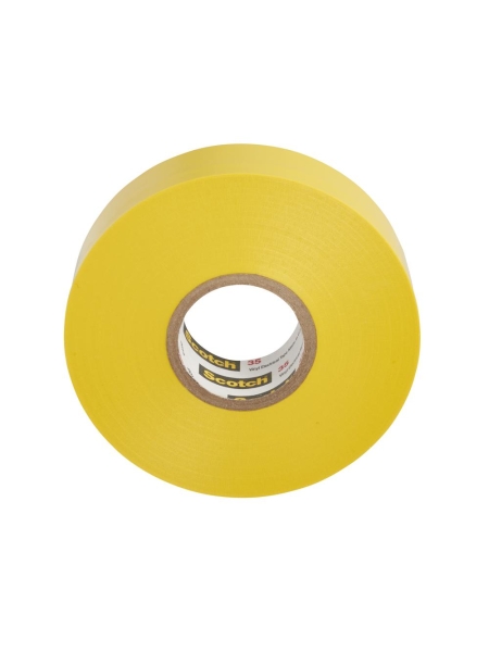 Изолента ПВХ высшего класса Scotch® 35, желтая, 19 мм х 20 м