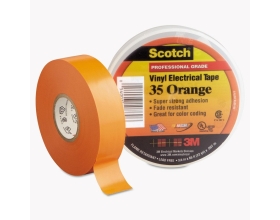 Изолента ПВХ Высшего Класса Scotch® 35, оранжевая, 19 мм х 20 м