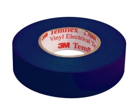 Изолента ПВХ универсальная синяя, рулон 19 мм x 20 м