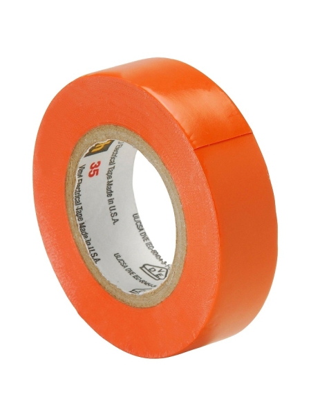 Изолента ПВХ Высшего Класса Scotch® 35, оранжевая, 19 мм х 20 м