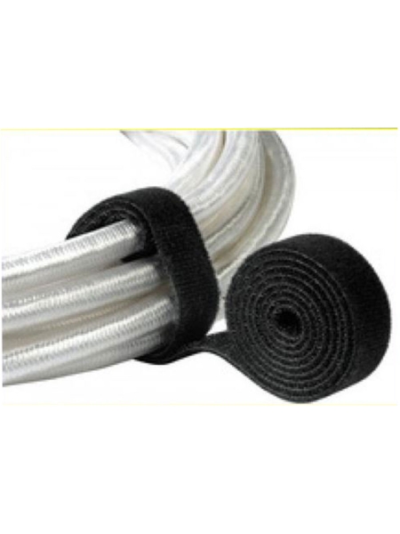 Лента-липучка для бандажа кабелей BACKGRIP 16мм х 1,25мм х 5м черная