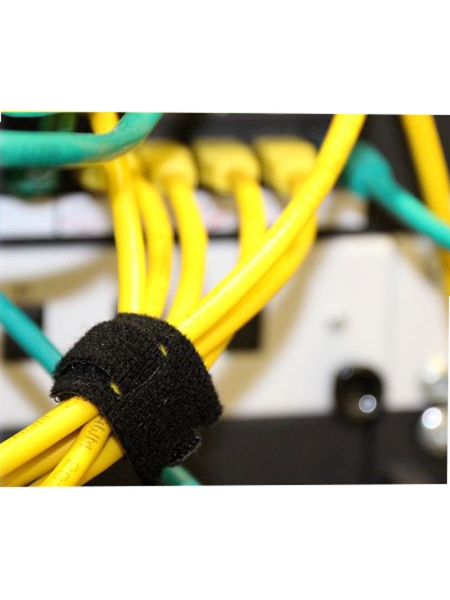 Лента-липучка для бандажа кабелей BACKGRIP 16мм х 1,25мм х 5м черная