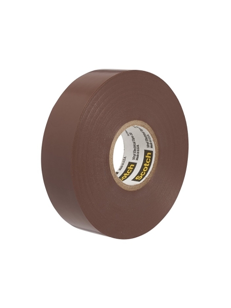 Изолента ПВХ Высшего Класса Scotch® 35, коричневая, 19 мм х 20 м