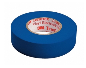 Изолента ПВХ универсальная синяя, рулон 15 мм x 10 м