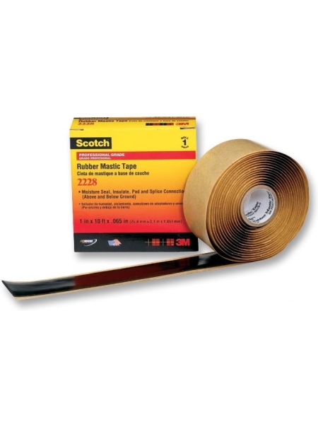 Лента резиново-мастичная электроизоляционная Scotch® 2228, рулон 50 мм х 3 м