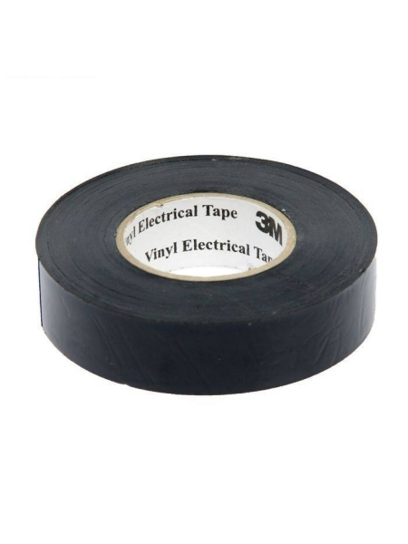 Изолента ПВХ, черная, рулон 19 мм х 20 м х 0,18 мм