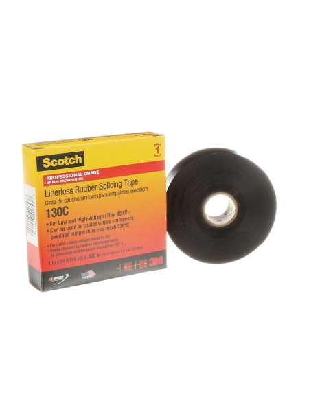 Изолента самослипающаяся резиновая, рулон 25 мм х 9,1 м