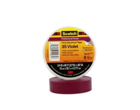 Изолента ПВХ высшего класса Scotch® 35, фиолетовая, 19 мм х 20 м