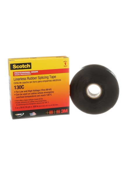 Изолента самослипающаяся резиновая, рулон 25 мм х 9,1 м