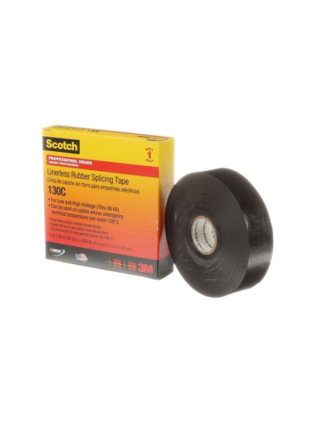 Изолента самослипающаяся резиновая, рулон 25 мм х 9,1 м