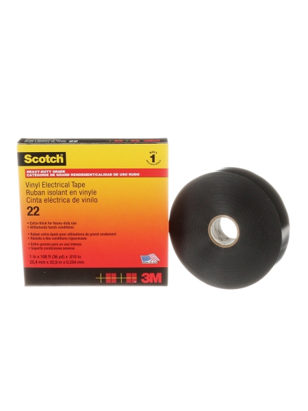 Изолента ПВХ Высшего Класса Усиленная SCOTCH 22 25 мм х 33 м х 0,25 мм