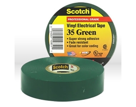 Изолента ПВХ Высшего Класса Scotch® 35, зеленая, 19 мм х 20 м