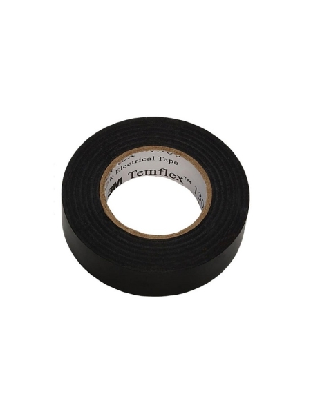 Изолента ПВХ универсальная черная, рулон 15 мм x 10 м