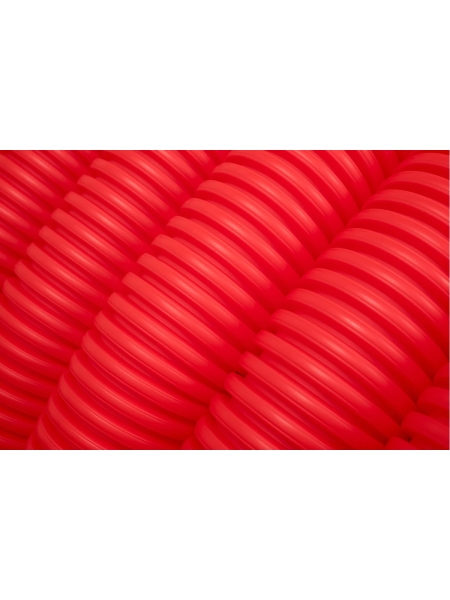 Gigant Труба гофрированная двустенная ПНД гибкая красная D75 с зондом 50м 801075GI