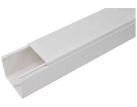 Кабель-канал с крышкой 60х60 белый, 2м Gigant 76006-2GI