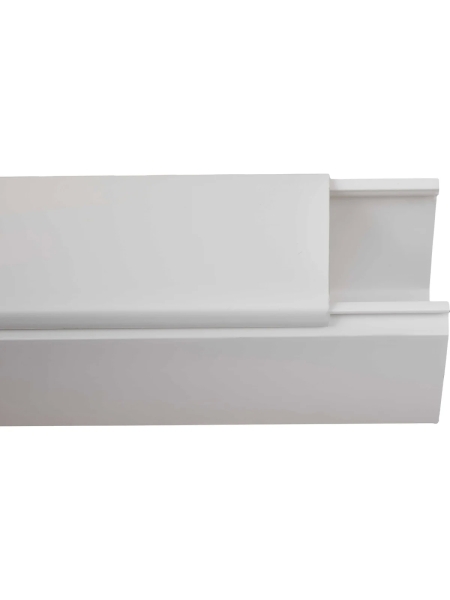 Кабель-канал с крышкой 60х60 белый, 2м Gigant 76006-2GI