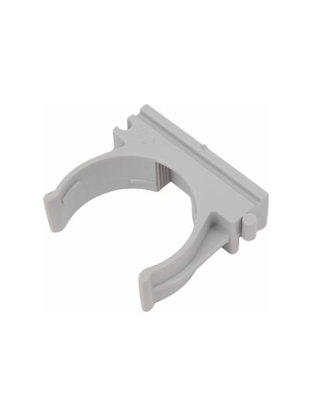Крепеж-клипса для труб Gigant прямой монтаж D32 серая 25шт 123938