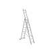Трехсекционная лестница 9 ступеней Gigant L-03 3х9