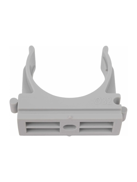 Крепеж-клипса для труб Gigant прямой монтаж D32 серая 25шт 123938