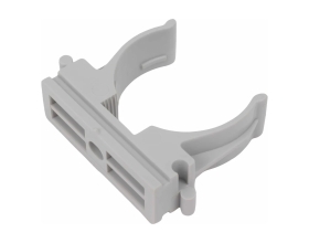 Крепеж-клипса для труб Gigant прямой монтаж D32 серая 25шт 123938