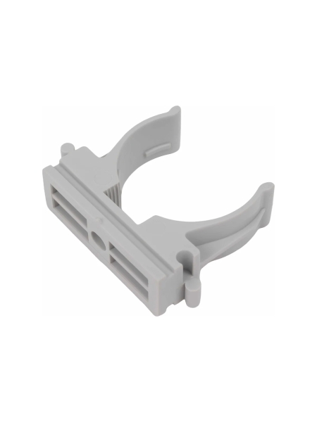 Крепеж-клипса для труб Gigant прямой монтаж D32 серая 25шт 123938