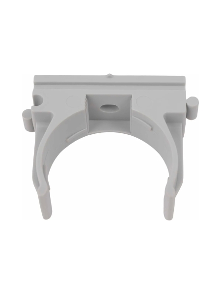 Крепеж-клипса для труб Gigant прямой монтаж D32 серая 25шт 123938