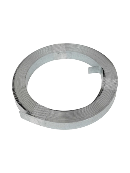 Рулонная упаковочная оцинкованная лента 20х0.5мм 20м Gigant 123932