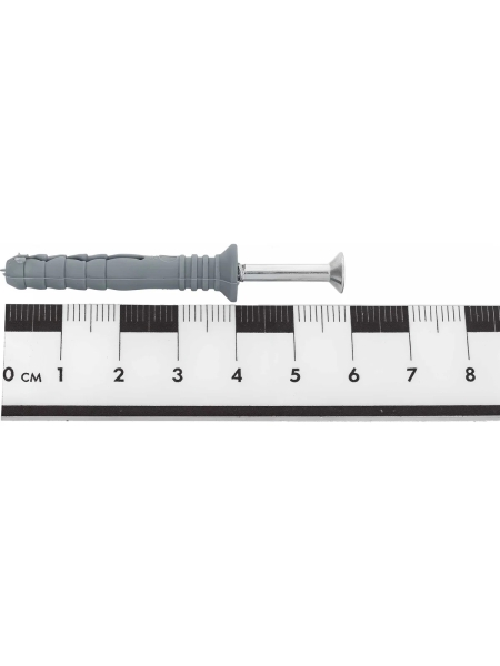 Дюбель-гвоздь Gigant 6x40 потайная манжета полипропилен 500 шт 123853