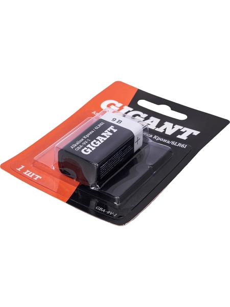 Батарейка Gigant Alkaline Крона/6LR61 блистер 1 шт. GBA-9V-1