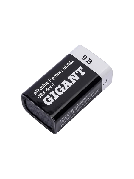 Батарейка Gigant Alkaline Крона/6LR61 блистер 1 шт. GBA-9V-1